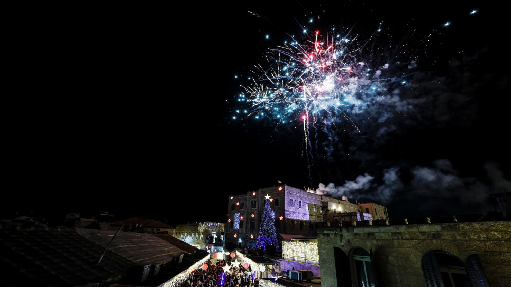 أنوار عيد الميلاد تضيء أحياء القدس