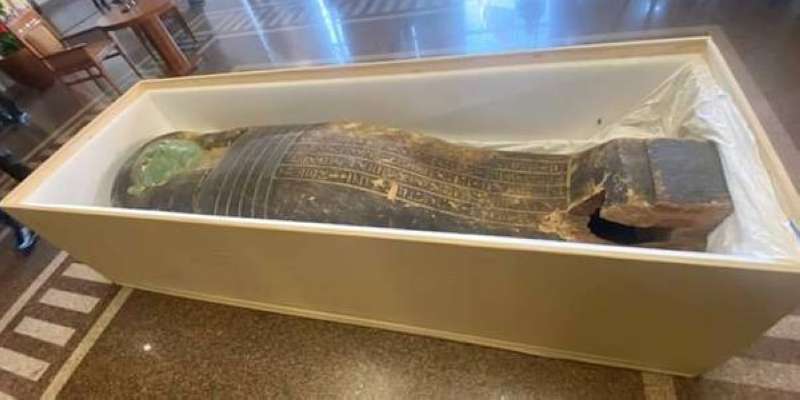 مصر تستعيد من أمريكا التابوت الأخضر