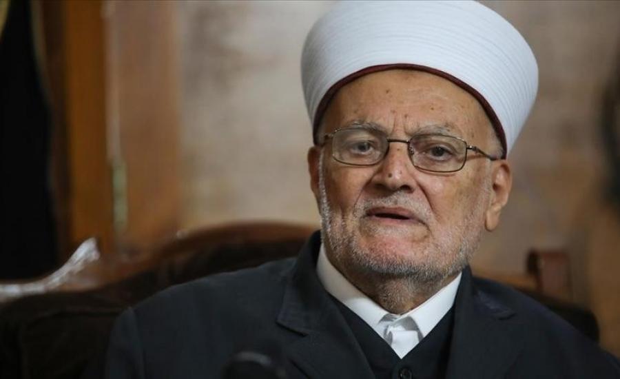 الإفراج عن الشيخ عكرمة صبري