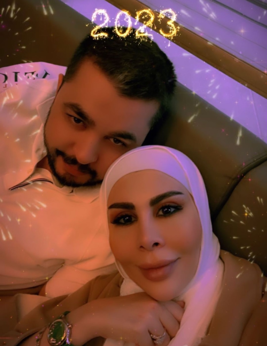 النائب أندريه العزوني وزوجته ريم الحوراني..