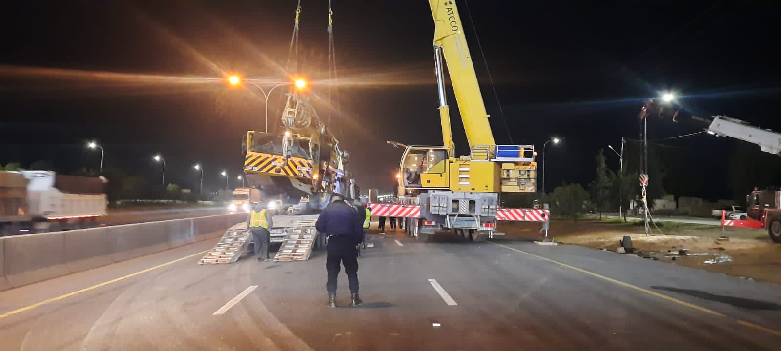 الاشغال تعيد فتح المسرب المغلق من