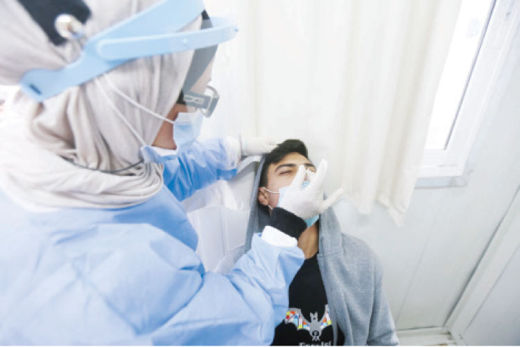 نتائج مسح فحوصات كورونا تظهر نسبة