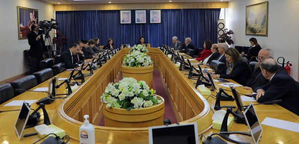 لجنة المرأة في الأعيان تلتقي أمين