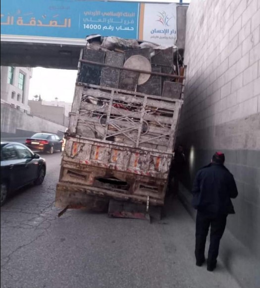 ازدحام مروري على مخرج نفق خلدا