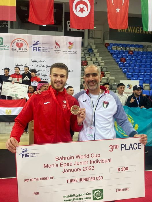 إياد عودة يحرز برونزية بطولة كأس