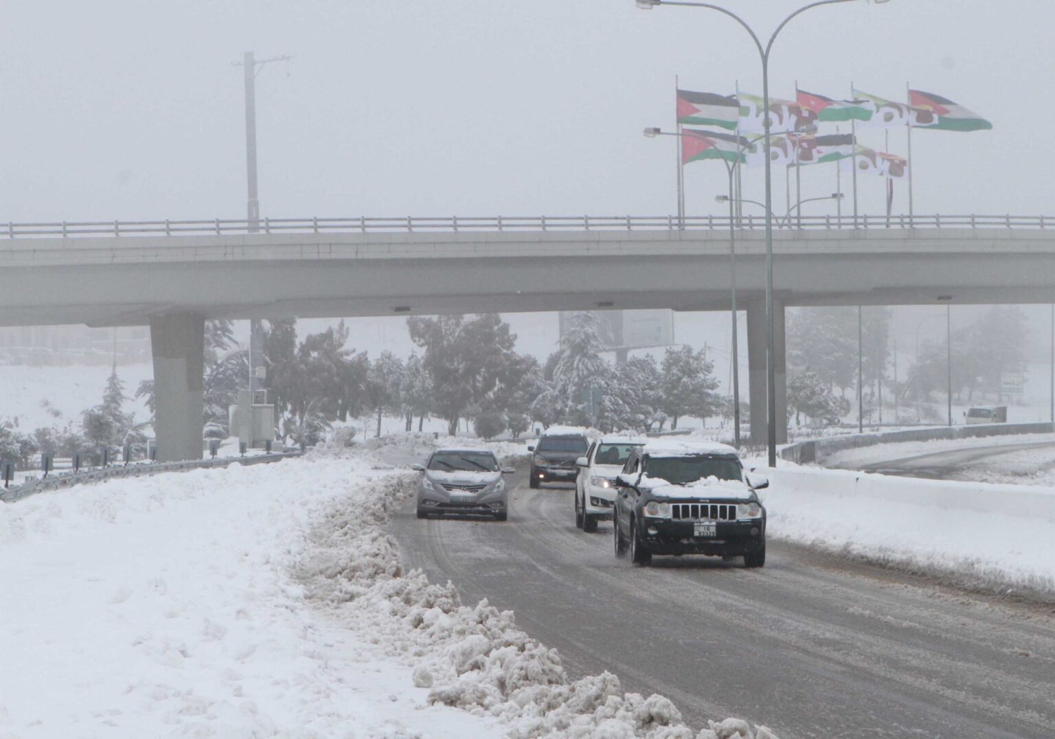 الأرصاد: لا عاصفة ثلجية نهاية الشهر