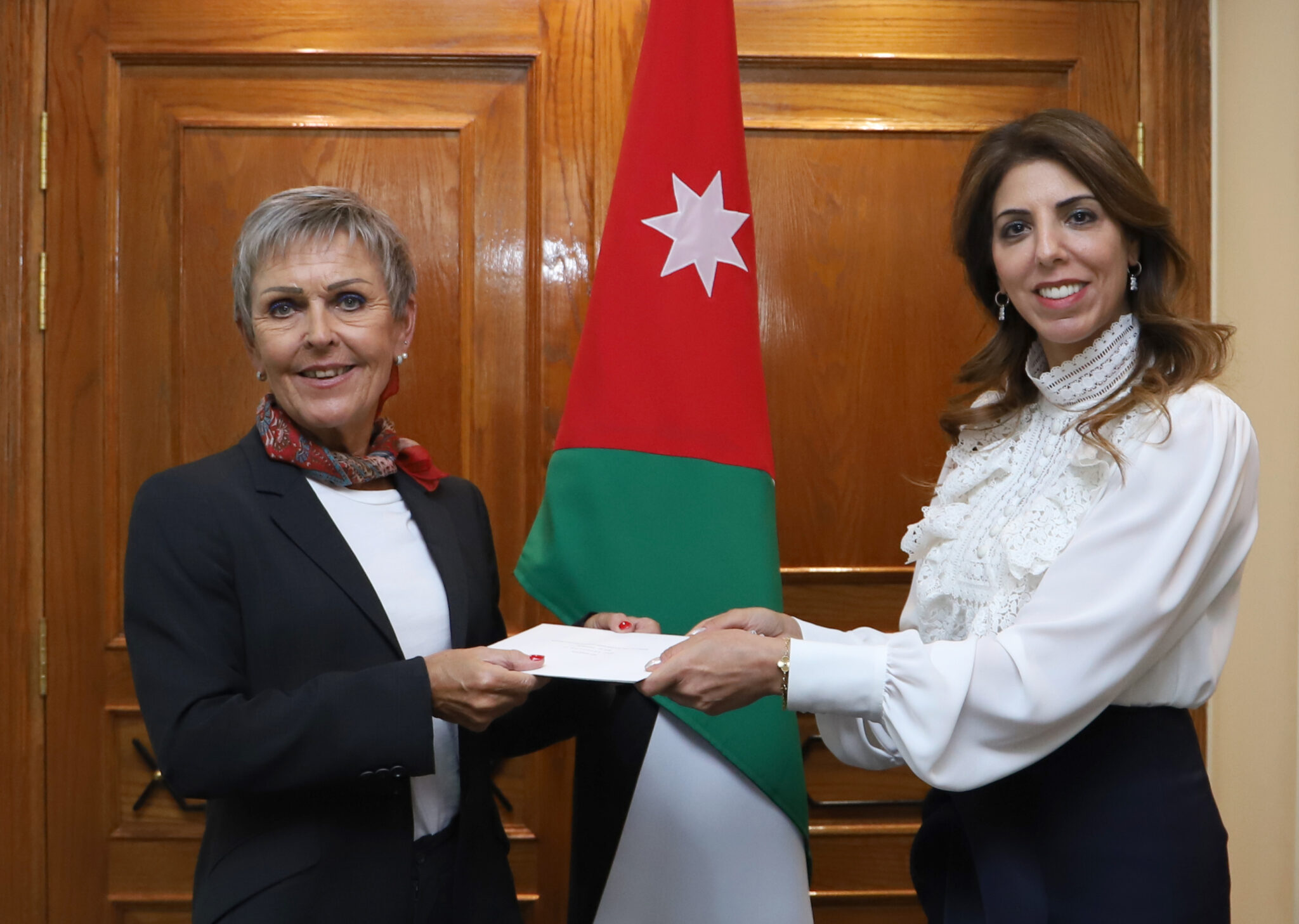 الخارجية تتسلم نسخة من أوراق اعتماد