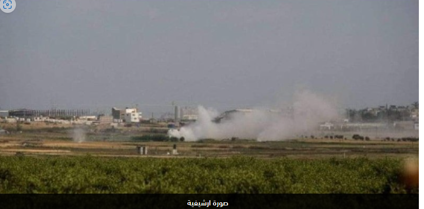 طائرات الاحتلال الصهيوني تشن سلسلة غارات