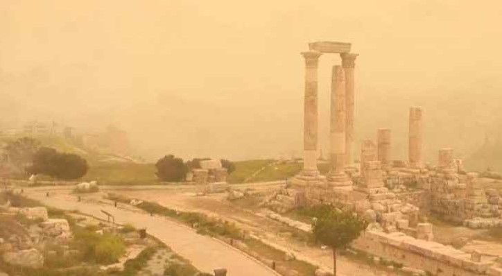 تحرك عواصف رملية من صحراء سيناء