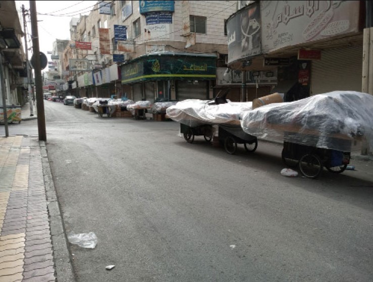 بلدية إربد تنفذ حملة لإزالة الإعتداءات