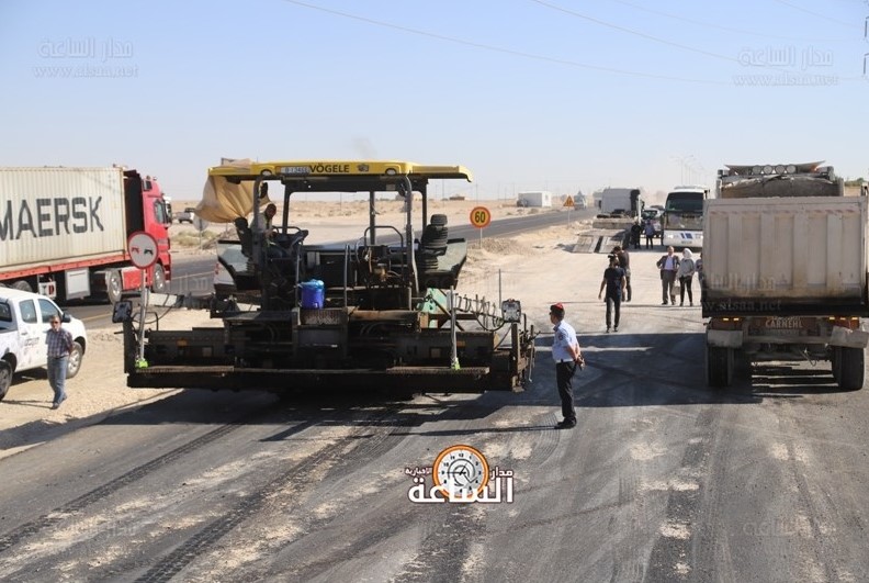 إغلاق مسرب من جسر النفط بالعقبة