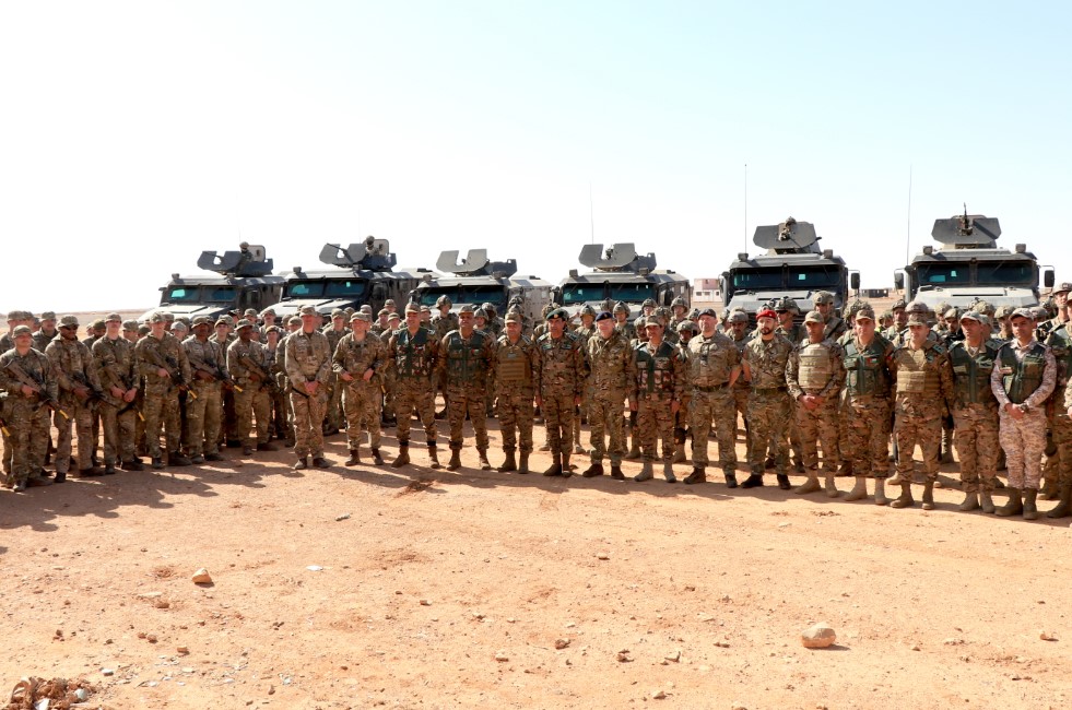 بستان الزيتون.. تدريب أردني - بريطاني