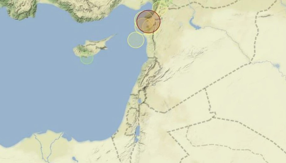 هزة أرضية تبعد 450 كيلو عن