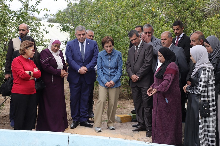 الأميرة بسمة بنت طلال تفتتح مشروعا