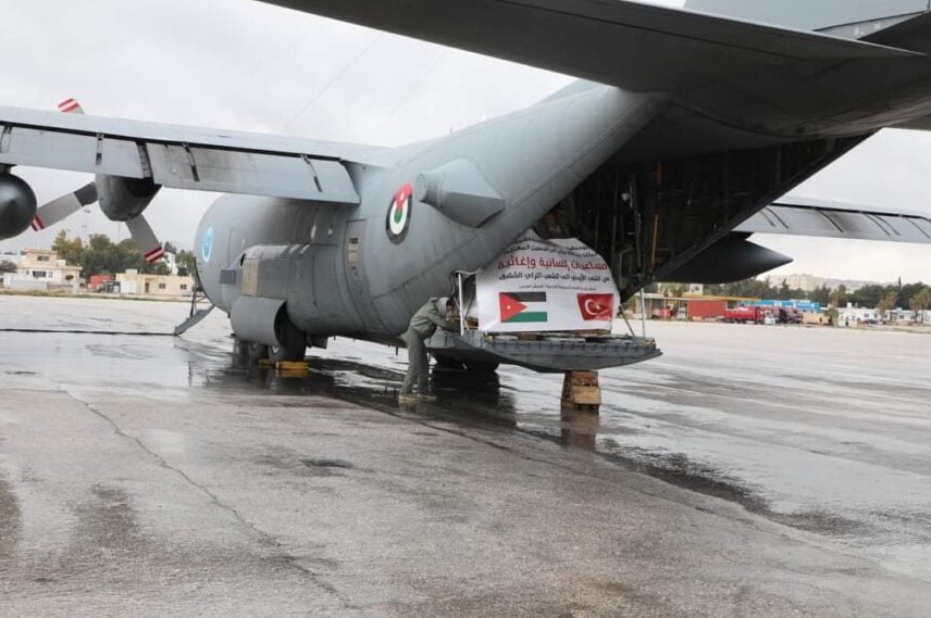 الأردن أرسل نحو ألف طن من