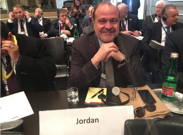 حسين هزاع المجالي يشارك في اجتماعات