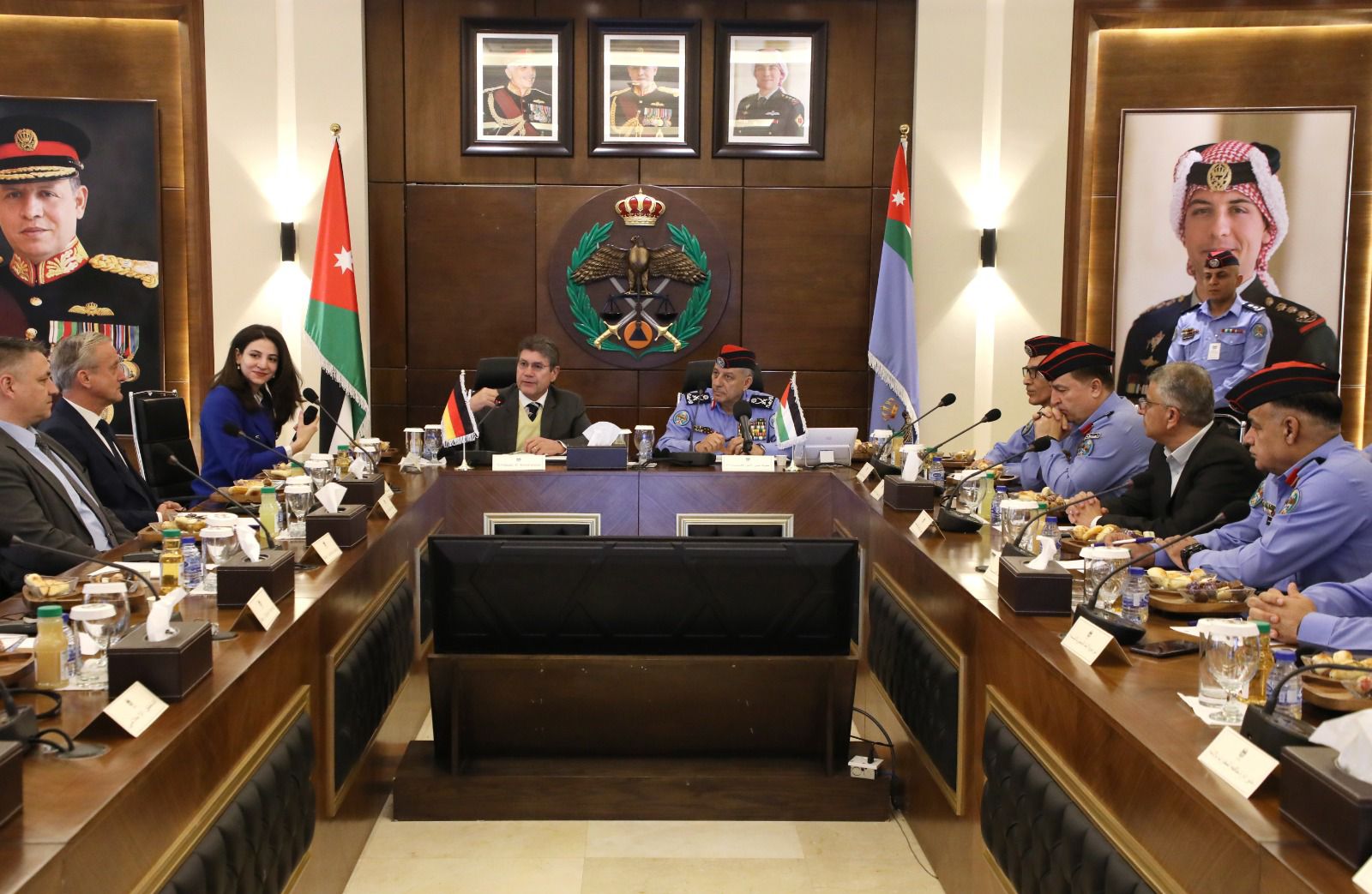 اللواء المعايطة يبحث مع السفير الألماني