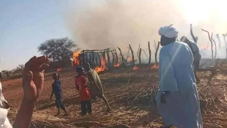 نار تخرج من باطن الأرض وتلتهم