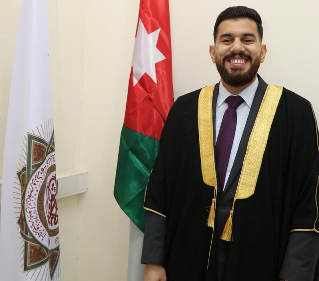 المحامي لؤي بسام فريحات.. مبارك الماجستير