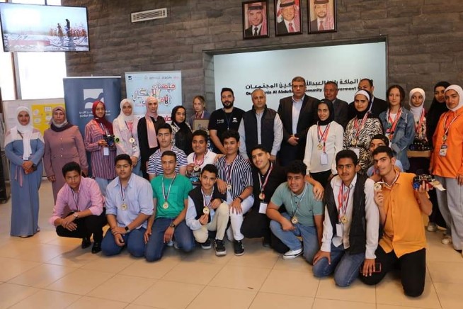 نهر الأردن تختتم بطولة روبوت السومو