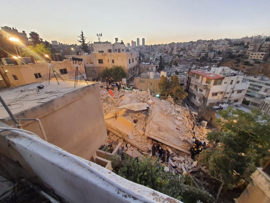 تفاصيل جديدة عن عمارة اللويبدة المنهارة