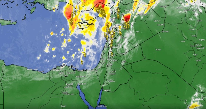 للأردنيين.. مقدمة المنخفض الجوي بدأت