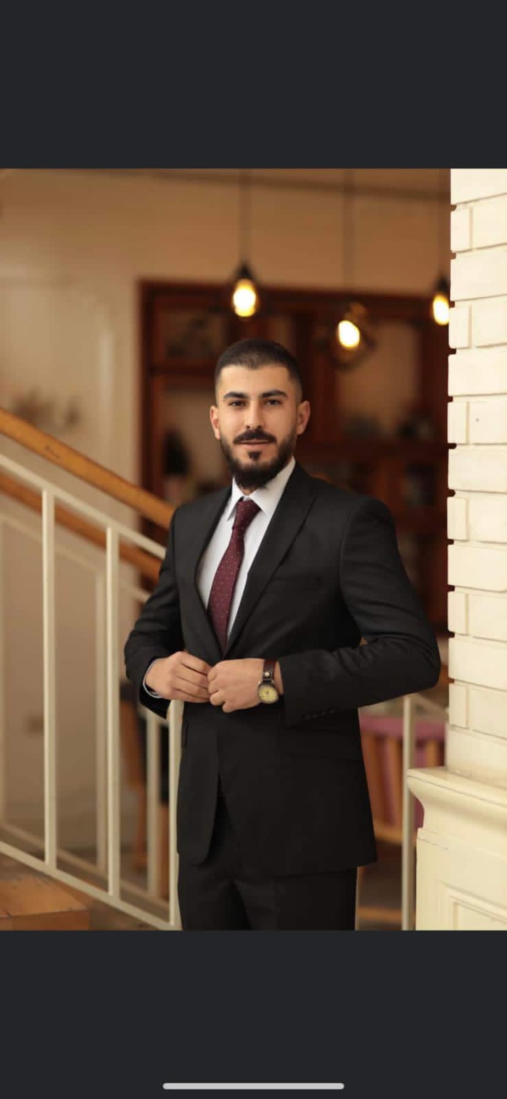 قصي الحموري يحصل على درجة البكالوريوس