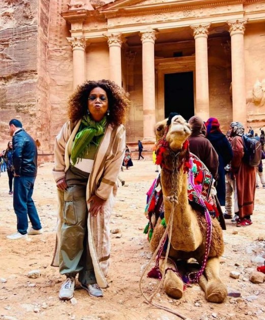 أوبرا وينفري في البترا وهذه ما
