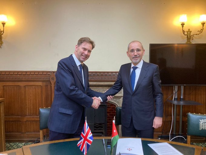 مباحثات اردنية بريطانية في عدة مجالات