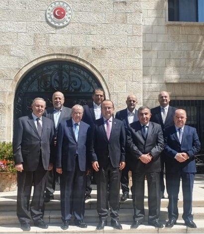 السفير التركي في الأردن يستقبل حمدي