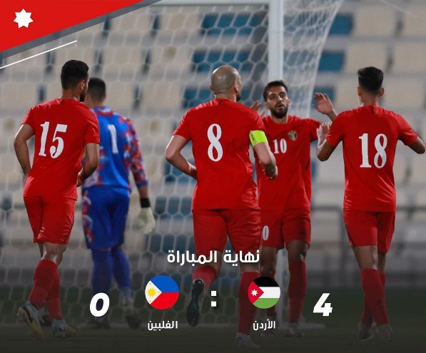 بمواجهة ودية.. النشامى يهزمون الفلبين برباعية