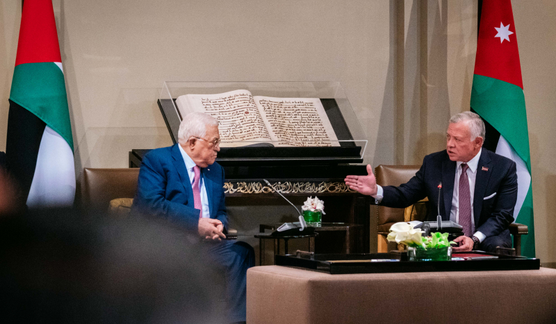 لقاء الملك شخصيات مقدسية يعكس التلاحم