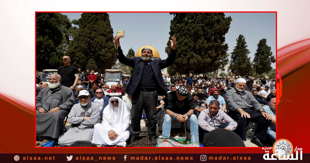 قيود الاحتلال تخفض اعداد المصليين اليوم