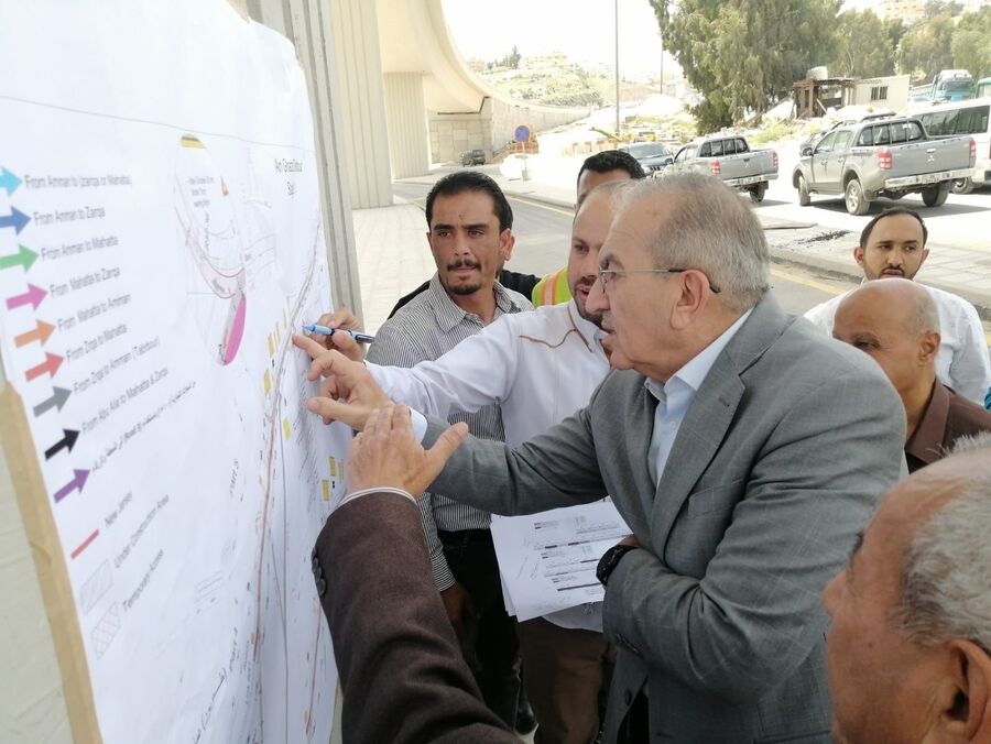 أبو السمن يوجه باستكمال الاعمال الرئيسية