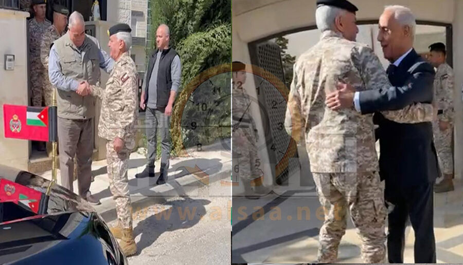 اللواء يوسف الحنيطي مع الباشا محمود