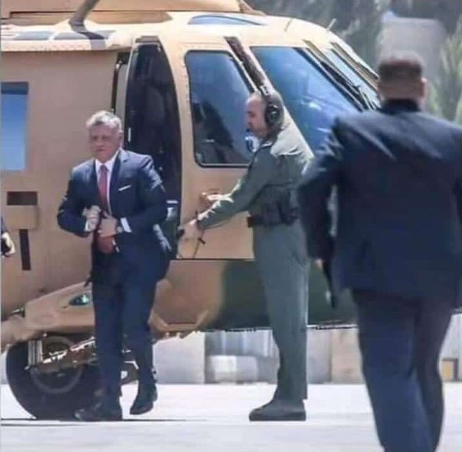 شاهد.. موكب الملك في جرش (فيديو)