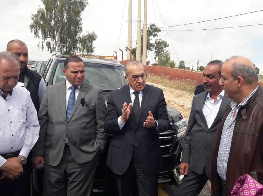 افتتاح طريق حمرة الصحن - دير