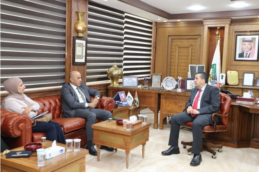 العجلوني يبحث مع العتوم تطوير الواقع