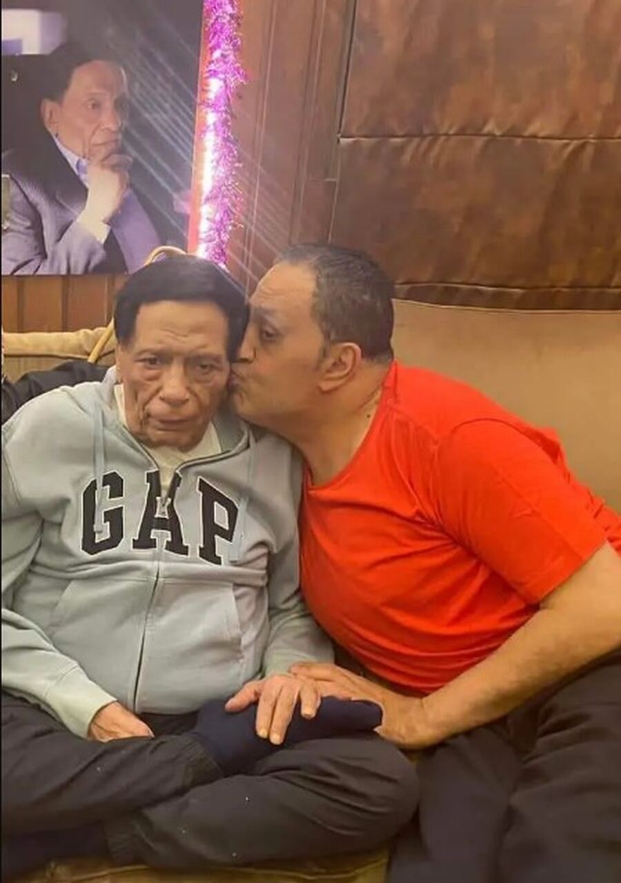 أحدث ظهور لعادل إمام في عيده