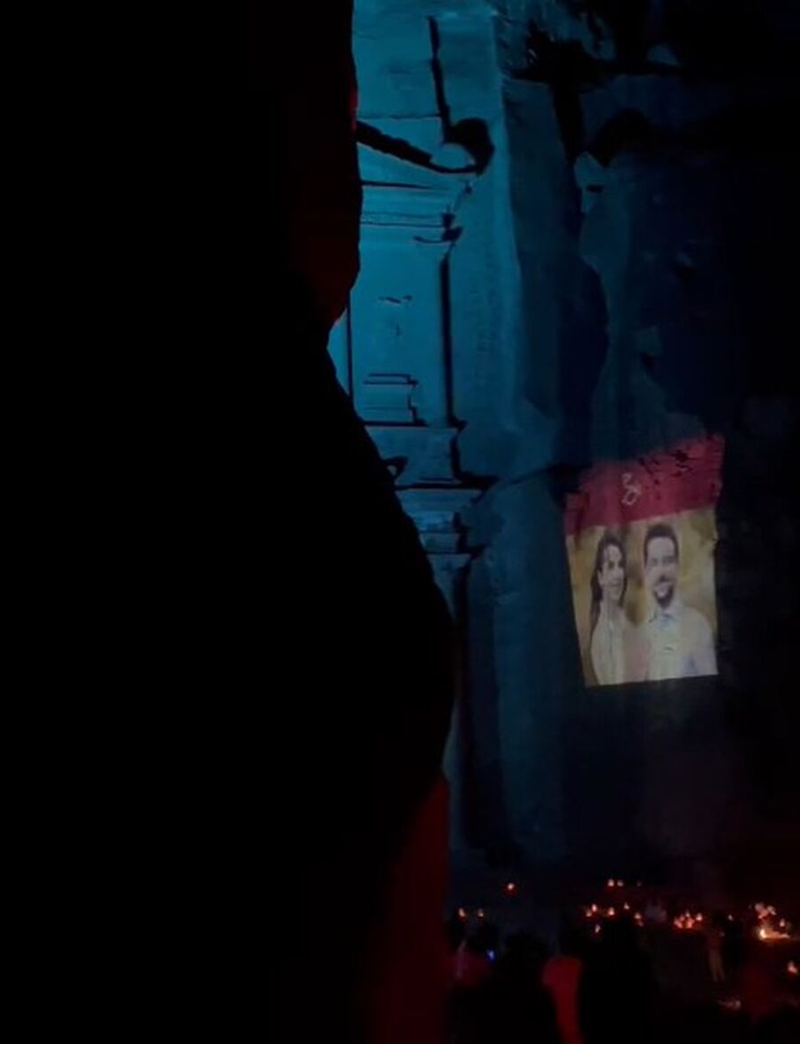 هكذا احتفلت البترا بالحسين (فيديو)