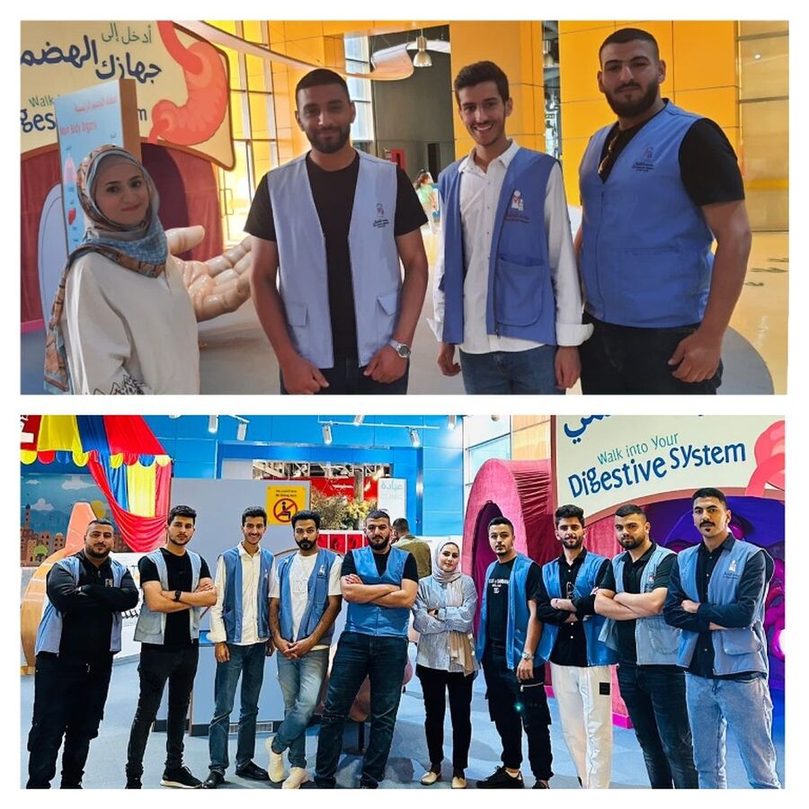 يوم تطوعي بمتحف الأطفال لطلبة تمريض