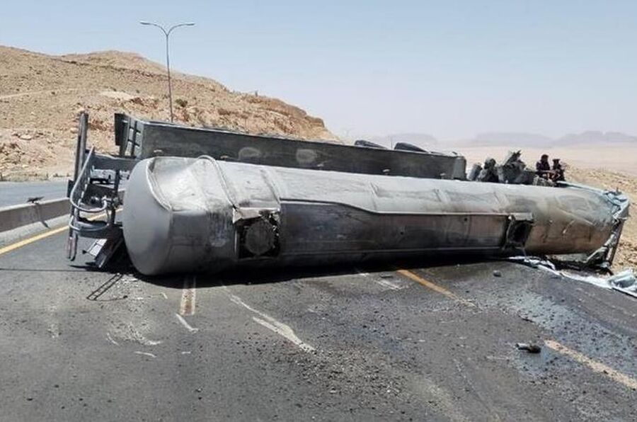 تدهور صهريج محمل بـ الفسفوريك على