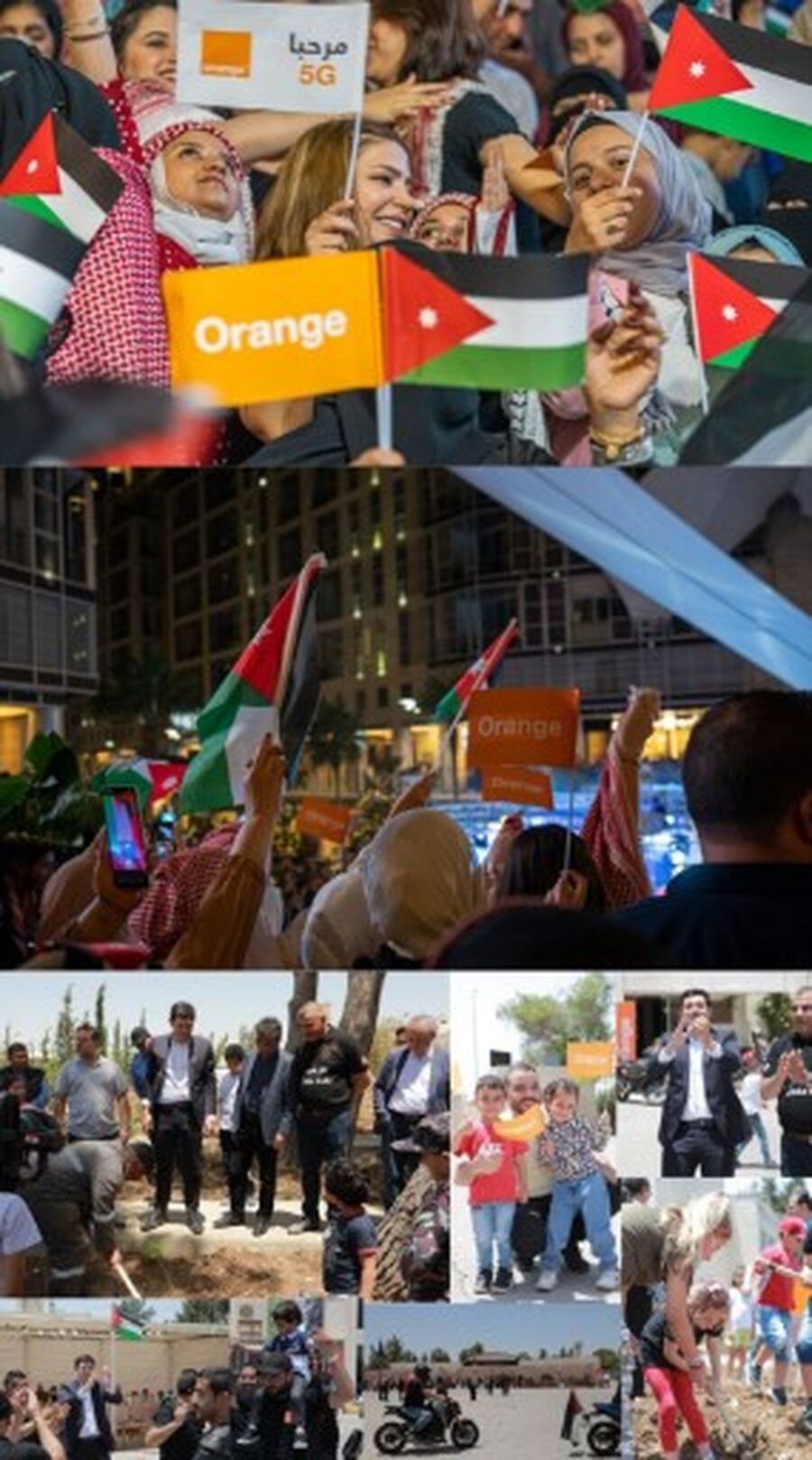 أورنج تشارك الأردنيين الاحتفال بالمناسبات الوطنية