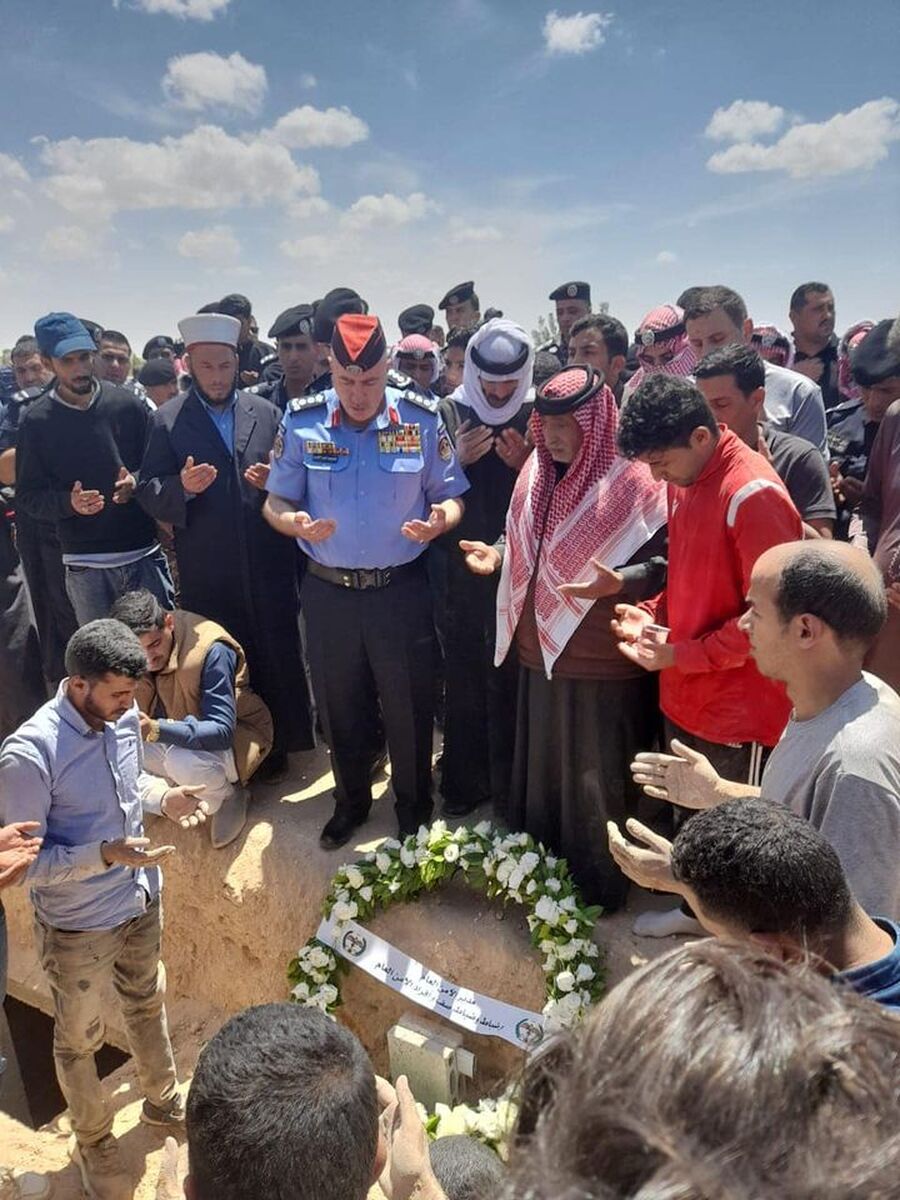 تشييع جثمان العريف أحمد نايف أبو