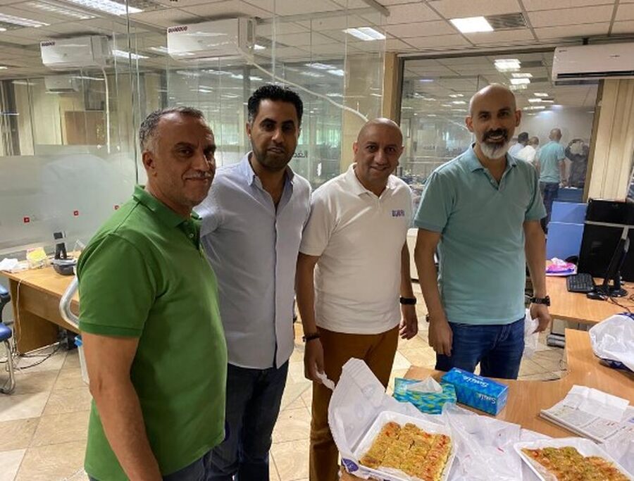 قسم المحليات في صحيفة الغد يحتفل