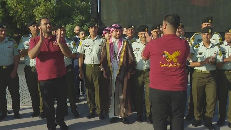 شباب كفر جايز يزفون ولي العهد