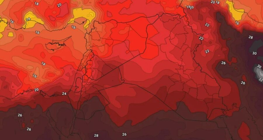 الأردن: ارتفاع واضح على درجات الحرارة