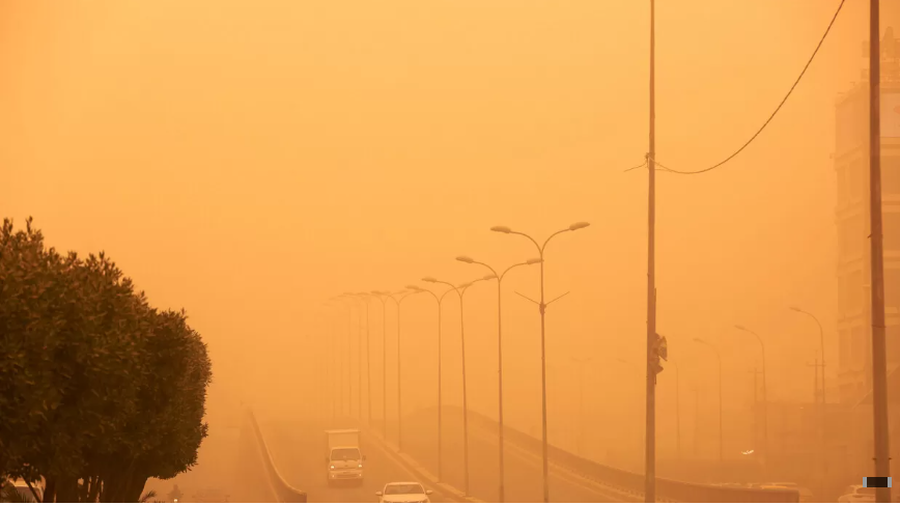 طقس العرب: عاصفة غبارية كثيفة تضرب