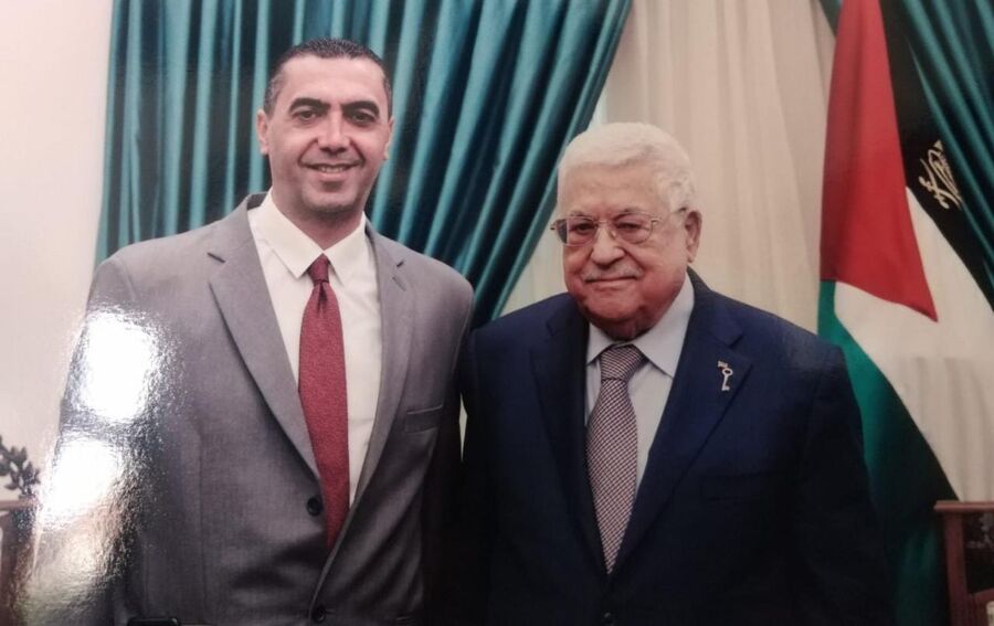 الرئيس الفلسطيني يستقبل الوفد الرياضي الأردني