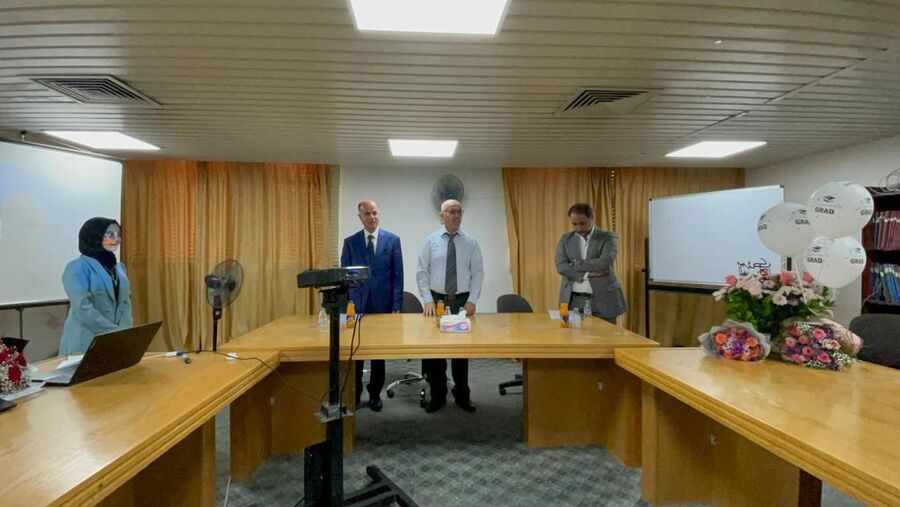 الماجستير في الكيمياء للطالبة لانا محمد